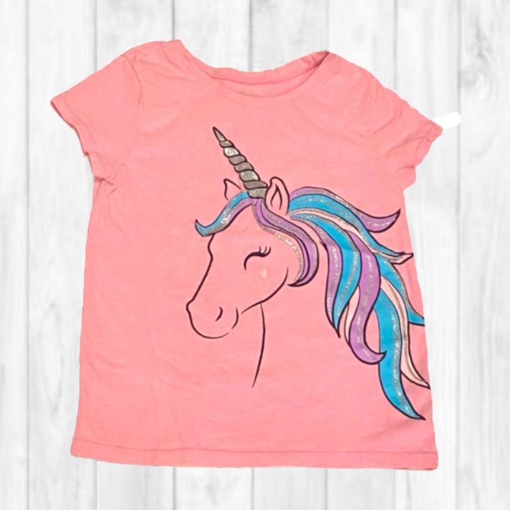 Garanimals Girls 5T Pink Unicorn Tee